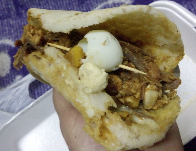 Colombian arepas.